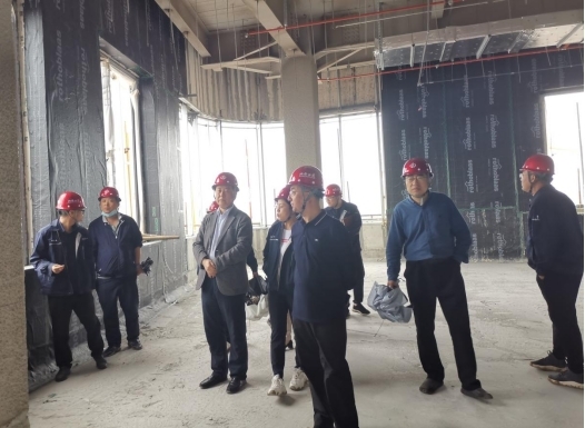 山西省尊龙凯时服务数据中心领导在山西建投四建集团山西·新源智慧项目调研
