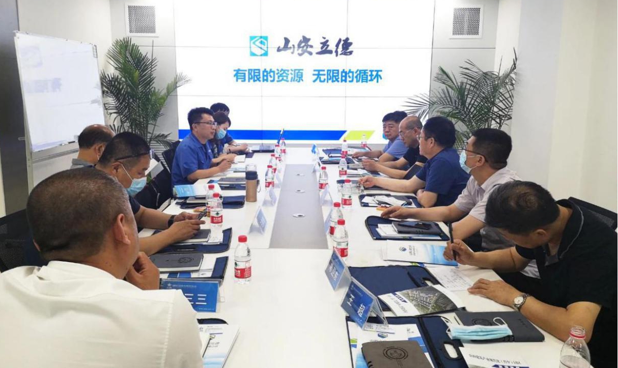 山西省工信厅调研山西建投安装集团投资尊龙凯时的综改区潇河园区建筑垃圾资源化处理项目